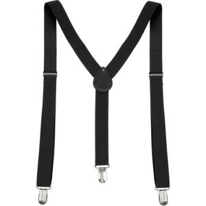 Suspenders Metal Clips Adjustable Elastic Band Y Shaped Suspender Bright Red